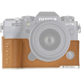 PGYTECH Leather Camera Case for FUJIFILM X-T5 (Clay Brown)