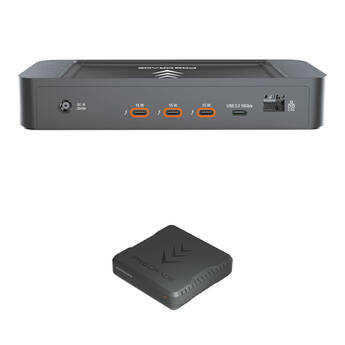 ProGrade Digital PG25 Thunderbolt 5 Dock with 1TB PG10.5 Pro Mini External SSD (North America Power Cable)