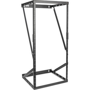 Rocstor SolidRack Adjustable Wall Mount Rack Enclosure (Black, 8/12/22 RU)