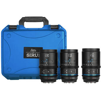 Sirui Astra T1.8 1.33x AF Anamorphic 3-Cine Lens Kit (Sony E, Neutral Flares)