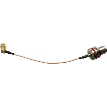 LumenRadio RP-SMA Male Right-Angle to N-Female Bulkhead (5.9")