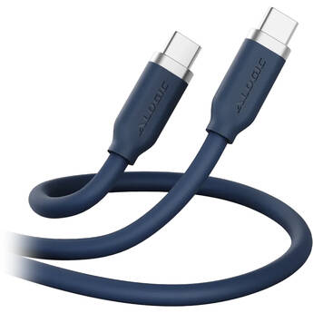 ALOGIC USB-C Flexible Silicone 240W Charging Cable (Midnight, 3.3')