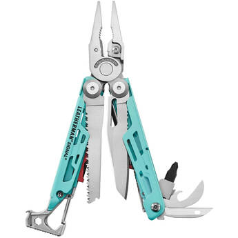 Leatherman Signal Multi-Tool (Aqua Silver, Clamshell Packaging)