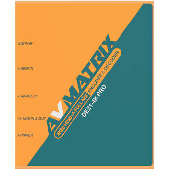 AVMATRIX 4K HDMI/NDI Encoder & Decoder