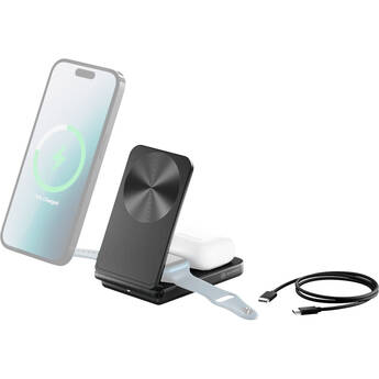 ALOGIC Yoga 3-in-1 Wireless Charging Stand (Black)