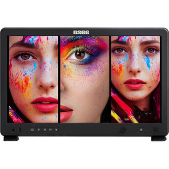 OSEE MEGA 22S4 21.5" Horizontal/Vertical Multiview Production Monitor with Gold/V-Mount Plates