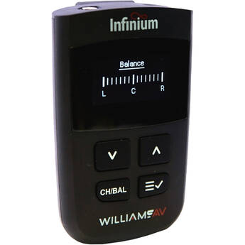 Williams Sound Infinium R1 Auracast Multichannel Receiver with OLED Display