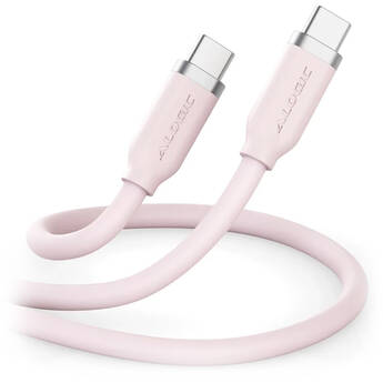 ALOGIC USB-C Flexible Silicone 240W Charging Cable (Pink, 3.3')