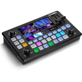 FoMaKo KC601 Pro 1080p HDMI Video Live Streaming Switcher/Mixer with 5.5" LCD Monitor