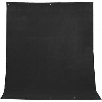 Angler Wrinkle-Resistant Fleece Background (Black, 9 x 10')