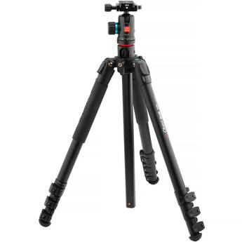 Oben Skysill ALF-6194L 4-Section Aluminum Tripod with 90° Lateral Center Column and BE-117 Dual-Action Ball Head