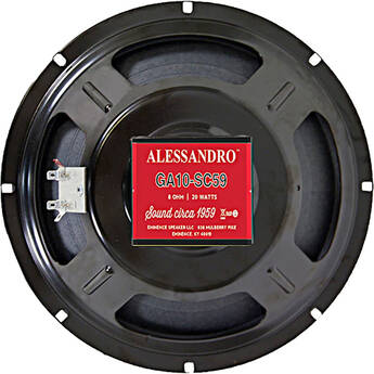 Eminence GA10-SC59 George Alessandro Signature 10" 8-Ohm Guitar Amplifier Speaker