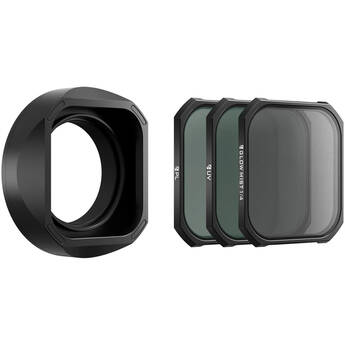Freewell Lens Hood with 3-Filter Kit for FUJIFILM XF 23mm f/2.8 Lens (Black)