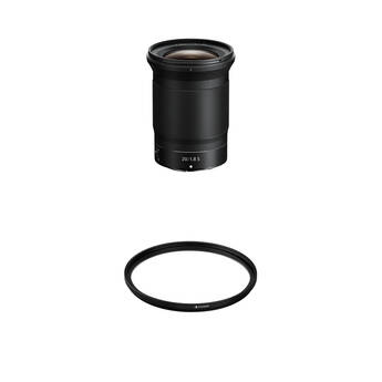 Nikon NIKKOR Z 20mm f/1.8 S Lens (Nikon Z) with UV Filter Kit