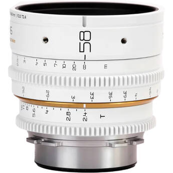 Dulens APO Mini Prime 58mm T2.4 Lens (Canon EF, White)