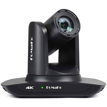 FoMaKo K20UH 4K HDMI AI Auto-Tracking PTZ Camera with 20x Optical Zoom (Black)