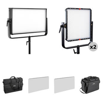 Luxli Taiko 2x1 RGB LED Light Panel Accessories Kit