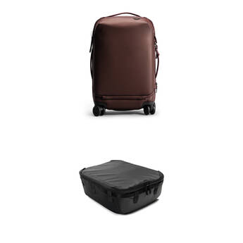 Peak Design Roller Pro Carry-On with X-Large V2 Cube Kit (Eclipse)