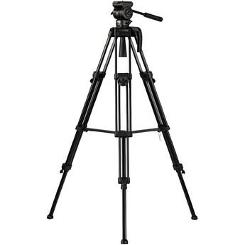 Libec TH-650X Video Tripod System with Mid-Level Spreader (65mm Ball)