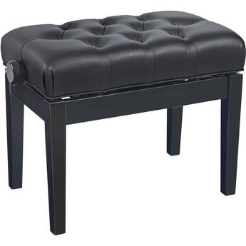 K&M 13963 Hydraulic Piano Bench (Height Adjustment: 18.5 to 22.4")