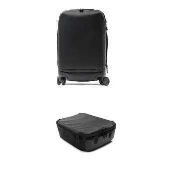 Peak Design Roller Pro Carry-On with X-Large V2 Cube Kit (Black)