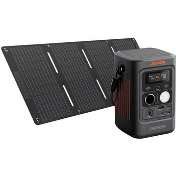 Jackery Explorer 300D Portable Power Station with SolarSaga 40W Air Solar Panel