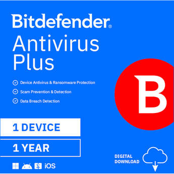 Bitdefender Antivirus Plus (Download, 1 Device, 1-Year)