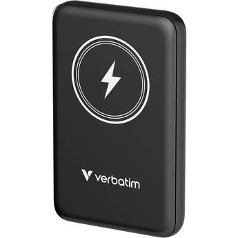 Verbatim Charge 'n' Go Magnetic Wireless Power Bank (10,000mAh, Black)