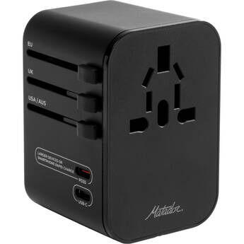 Matador Global Travel Adapter (Black(