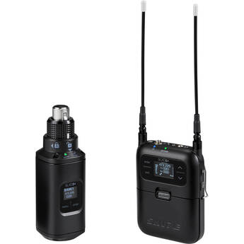 Shure SLXD35+ Digital Camera-Mount Wireless Plug-On Transmitter System (G57: 470 to 608 MHz)