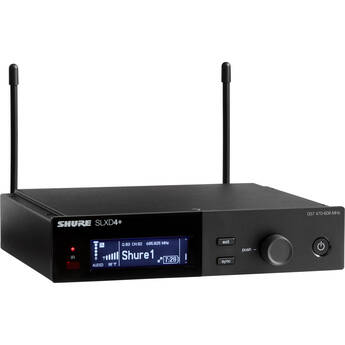 Shure SLXD4+ Digital Wireless Rackmount Receiver (G57: 470 to 608 MHz)