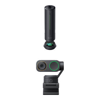 Insta360 Link 2 Pro 4K AI Webcam & Wave Speakerphone Conferencing Kit