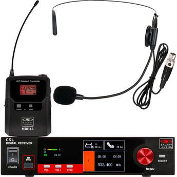 Galaxy Audio CSL-SM Digital Wireless Headset Microphone System (516 to 558 MHz)