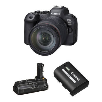 Canon EOS R6 Mark II Mirrorless Camera with 24-105mm f/4 Lens and Performance Kit