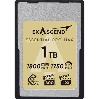 Exascend 1TB Essential Pro Max CFexpress 4.0 Type A Memory Card