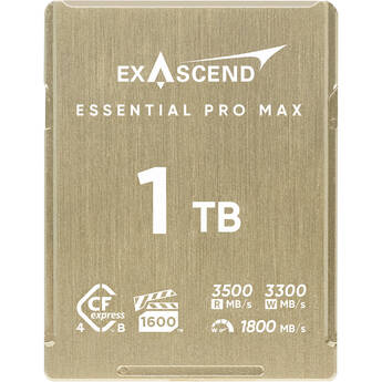 Exascend 1TB Essential Pro Max CFexpress 4.0 Type B Memory Card