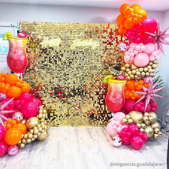 Kate Backdrop Shimmer Wall Backdrop (Light Gold, 6 x 4')