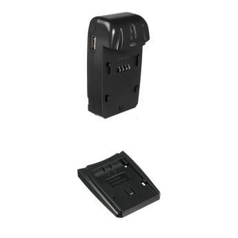 Watson Compact AC/DC Battery Charger with VW-VBN Series Adapter Plate
