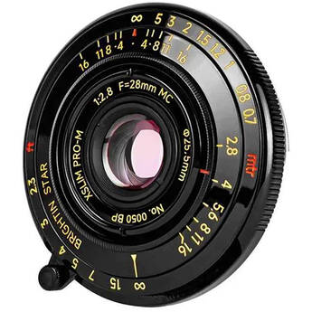 Brightin Star 28mm f/2.8 Pancake Lens (Leica M-Mount, Black)