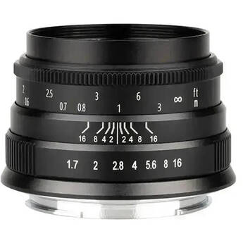 Brightin Star 35mm f/1.7 Lens (Canon EF-M, Black)