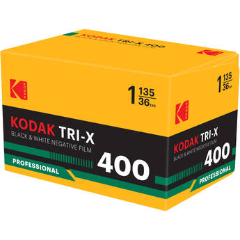 Kodak Professional Tri-X 400 Black and White Negative Film (35mm Roll Film, 36 Exposures, Retro Packaging)