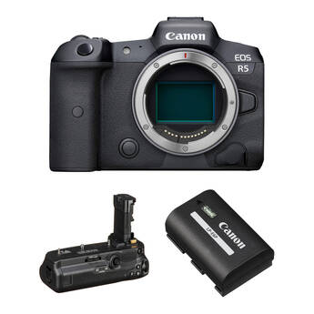 Canon EOS R5 Mirrorless Camera with Battery Grip Kit