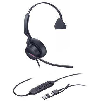 Yealink UH46 Mono USB-C/A Headset for Microsoft Teams