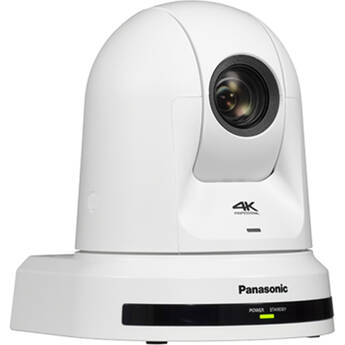 Panasonic UE50 4K SDI/HDMI NDI PTZ Camera with 24x Zoom & Auto Tracking (White, 3-Pack)