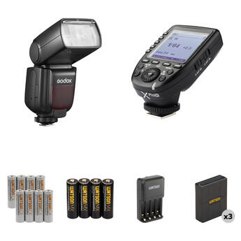 Godox TT685II On-Camera Flash with Trigger and Accessories Kit for Olympus & Panasonic Cameras
