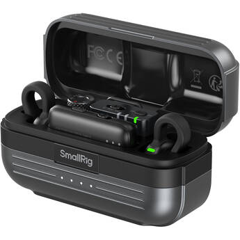 SmallRig S 70 2-Person Wireless Microphone System for Cameras and Mobile Devices (2.4 GHz, Black)
