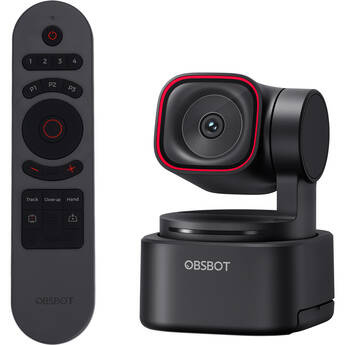 OBSBOT Tiny 3 Lite Webcam with Smart Remote Combo