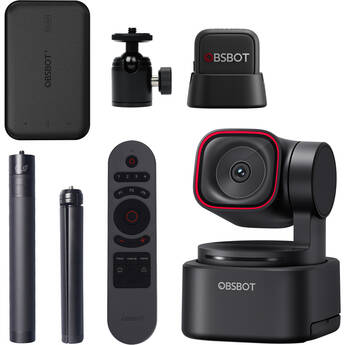OBSBOT Tiny 3 Lite Webcam with Streaming Combo