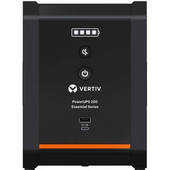 VERTIV Liebert PSA6E-800LVT PowerUPS 200 Essential Line Interactive UPS (800VA / 450W)