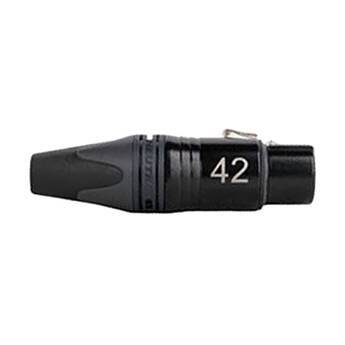 Sescom Neutrik NC3FXX-B 3-Pin Female XLR Cable Connector (Laser-Engraved #42)